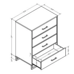 Mixed Material 4 Drawer Dresser - Room Essentials™ 12 Mixed Material 4 Drawer Dresser - Room Essentials™ -Cheap Furniture Store GUEST 0183eaab ffa6 4b7e b8e1 e252b8eb2e08