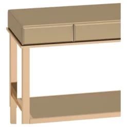 Hutton Glam Mirrored TV Stand Entry Console - Champagne Brass - Inspire Q -Cheap Furniture Store GUEST 03b1bfd6 415a 48f7 8192 a8bea091b4d9