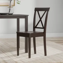 Glenwillow Home 48" Wood Dining Table + X-Back Dining Chairs Dining Set (3-Piece Or 5-Piece Set) 15 Glenwillow Home 48" Wood Dining Table + X-Back Dining Chairs Dining Set (3-Piece Or 5-Piece Set) -Cheap Furniture Store GUEST 057a3179 866c 4c0f 90cb 51b867a4b516