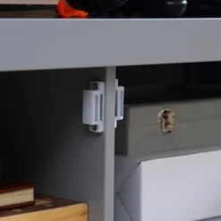 HOMCOM TV Cabinet Stand For TVs Up To 46 Inches, Entertainment Center With Storage Shelf And Cupboard For Living Room -Cheap Furniture Store GUEST 0a05d113 bbf9 42c4 9465 2fdb85adda22