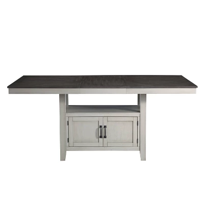 Hyland Drop Leaf Dining Table Gray - Steve Silver Co. 2 Hyland Drop Leaf Dining Table Gray - Steve Silver Co. - Image 2