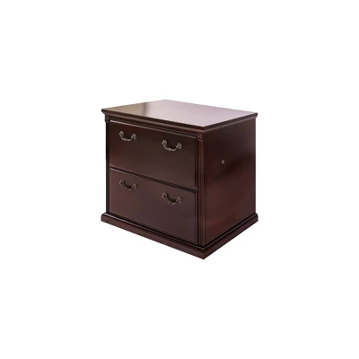 Huntington Club Two Drawer File Cabinet Cherry - Martin Furniture 7 Huntington Club Two Drawer File Cabinet Cherry - Martin Furniture - Image 7