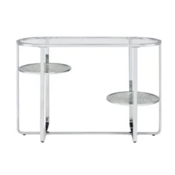 Calloun Glam 2 Shelf Sofa Table Chrome - HOMES: Inside + Out -Cheap Furniture Store GUEST 0e4d6f03 b810 4ccd b20b 94eea046a555