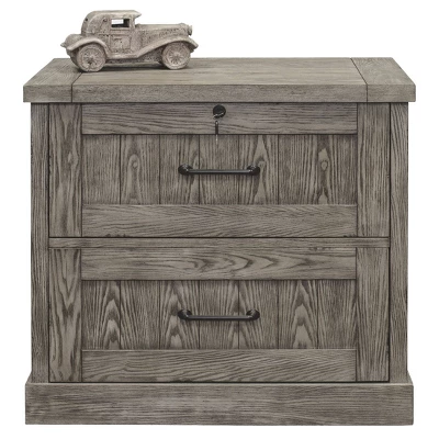 Avondale File With Locking Legal/Letter File Drawer Fully Assembled Gray - Martin Furniture 1 Avondale File With Locking Legal/Letter File Drawer Fully Assembled Gray - Martin Furniture