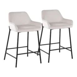 Set Of 2 Daniella Metal/Velvet Counter Height Barstools - LumiSource 26 Set Of 2 Daniella Metal/Velvet Counter Height Barstools - LumiSource -Cheap Furniture Store GUEST 13e59c03 50a0 40dc b9a2 6c238a765ae3