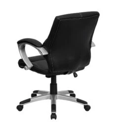 Flash Furniture Bodie Mid-Back Black LeatherSoft Contemporary Swivel Manager's Office Chair With Arms 9 Flash Furniture Bodie Mid-Back Black LeatherSoft Contemporary Swivel Manager's Office Chair With Arms -Cheap Furniture Store GUEST 1c47d9dd 72f1 4fb3 8259 efd9ab376705