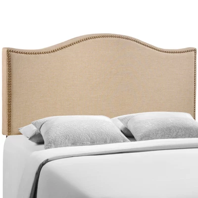 Curl Queen Nailhead Upholstered Headboard - Modway 3 Curl Queen Nailhead Upholstered Headboard - Modway - Image 3