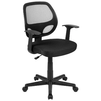 Emma And Oliver Mid-Back Mesh Swivel Ergonomic Task Office Chair - Arms 13 Emma And Oliver Mid-Back Mesh Swivel Ergonomic Task Office Chair - Arms - Image 13