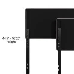 Emma And Oliver Modern Upholstered Headboard With Horizontal Line Stitching And Adjustable Height Rails -Cheap Furniture Store GUEST 348ebca8 ef0c 420a b8ca bcbf494e294d