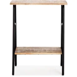 Cooper Industrial Side Table Brown - ClickDecor -Cheap Furniture Store GUEST 34d11501 3ee3 4b9d 9153 60ba3361eda3