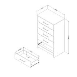 Londen 5 Drawer Chest Weathered Oak/Black - South Shore -Cheap Furniture Store GUEST 34e1ca7a 10d8 4d12 957f 9e34cf6ef6a0