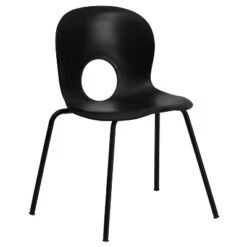 Emma And Oliver Multipurpose Designer Plastic Cafe Stack Chair -Cheap Furniture Store GUEST 36c847cd f34e 4a9a 9680 185f21d19ab3