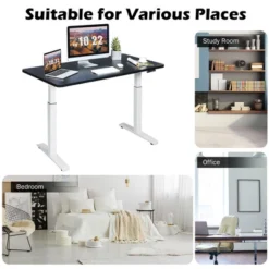 Costway 55'' One-Piece Universal Tabletop For Standard & Sit To Stand Desk Frame 15 Costway 55'' One-Piece Universal Tabletop For Standard & Sit To Stand Desk Frame -Cheap Furniture Store GUEST 3bdadee1 9c7c 4f48 b11f 101bee549251