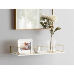 24" X 8" Benbrook Decorative Wall Shelf White - Kate & Laurel All Things Decor 5 24" X 8" Benbrook Decorative Wall Shelf White - Kate & Laurel All Things Decor -Cheap Furniture Store GUEST 4658982c e2b5 4b58 8756 18803436d1ab