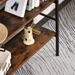 HomCom 3-Tier Industrial Style Storage Metal Wooden Shelf 15 HomCom 3-Tier Industrial Style Storage Metal Wooden Shelf -Cheap Furniture Store GUEST 4a6fc153 5ec5 4ea5 933c 7bb3658a9a73