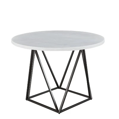 Ramona Round Dining Table White - Steve Silver Co. 2 Ramona Round Dining Table White - Steve Silver Co. - Image 2