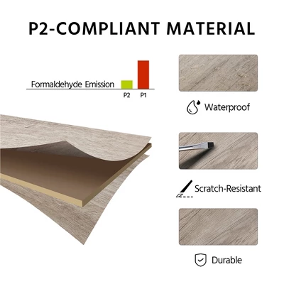 Yaheetech Vintage Side Table End Table With 2 Drawer, Gray 4 Yaheetech Vintage Side Table End Table With 2 Drawer, Gray - Image 4