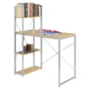 Designs2Go Office Workstation With Shelves - Breighton Home