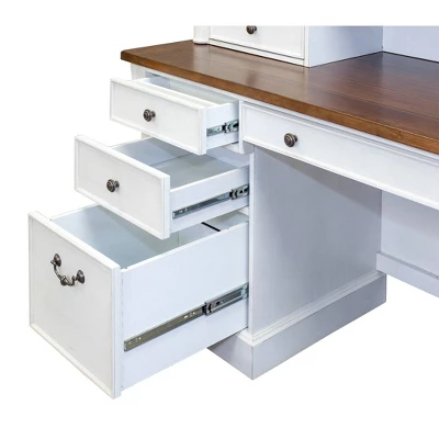 70" Durham Credenza White - Martin Furniture 4 70" Durham Credenza White - Martin Furniture - Image 4