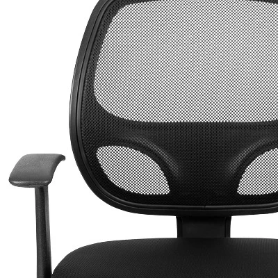 Emma And Oliver Mid-Back Mesh Swivel Ergonomic Task Office Chair - Arms 6 Emma And Oliver Mid-Back Mesh Swivel Ergonomic Task Office Chair - Arms - Image 6
