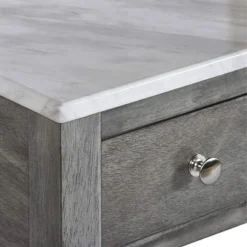 New Classic Furniture Noah Wooden Faux Marble Top End Table With Storage Drawer, For Living Rooms, Bedrooms, And Entryways, Gray 6 New Classic Furniture Noah Wooden Faux Marble Top End Table With Storage Drawer, For Living Rooms, Bedrooms, And Entryways, Gray -Cheap Furniture Store GUEST 5dac7bfb 79a3 452d 9947 f8269fbafbb5