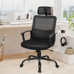 Costway Mesh Office Chair High Back Ergonomic Swivel Chair W/ Lumbar Support & Headrest -Cheap Furniture Store GUEST 607a86f9 5593 4066 9be8 ef22b867022a