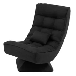 Costway 360° Swivel Floor Chair 5-Level Adjustable Lazy Chair W/ Massage Pillow GreyBlackBrown -Cheap Furniture Store GUEST 60813868 d8f8 4481 80ea 7db70b21555d
