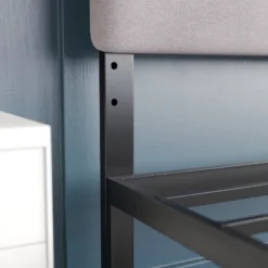 Emma And Oliver Modern Upholstered Headboard With Horizontal Line Stitching And Adjustable Height Rails -Cheap Furniture Store GUEST 60aba9dd f620 408b 8beb c982773bfd81