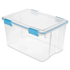 Sterilite 54 Quart Clear Plastic Stackable Storage Container Box Bin With Air Tight Gasket Seal Latching Lid Long Term Organizing Solution 13 Sterilite 54 Quart Clear Plastic Stackable Storage Container Box Bin With Air Tight Gasket Seal Latching Lid Long Term Organizing Solution -Cheap Furniture Store GUEST 62d6076f 953f 432d b5ef 8e98d9717a4d