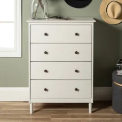 Stiva Classic Mid-Century Modern Vertical 4 Drawer Dresser - Saracina Home 13 Stiva Classic Mid-Century Modern Vertical 4 Drawer Dresser - Saracina Home -Cheap Furniture Store GUEST 68d4ecb8 3e27 43b1 b59e edd78e340610