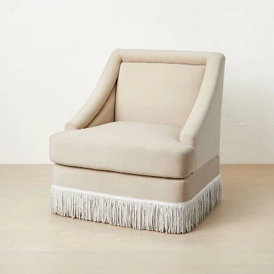 Alberhill Velvet Accent Chair With Fringe - Opalhouse™ Designed With Jungalow™ 7 Alberhill Velvet Accent Chair With Fringe - Opalhouse™ Designed With Jungalow™ - Image 7