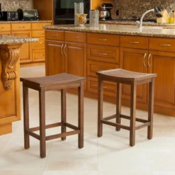 Set Of 2 Easton Slat 24" Counter Height Barstool Mahogany - Christopher Knight Home -Cheap Furniture Store GUEST 6b68bf52 e52b 4c0e ab41 ccd70bb0eb8a