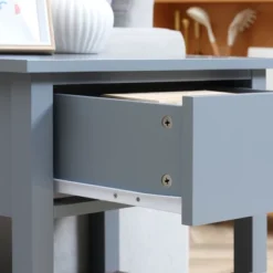 HOMCOM Modern Style Nightstand, Side Table With Drawer And Storage Shelf For Bedroom, Or Living Room, Gray 10 HOMCOM Modern Style Nightstand, Side Table With Drawer And Storage Shelf For Bedroom, Or Living Room, Gray -Cheap Furniture Store GUEST 6ef946aa 88fe 404b abd8 23bffc572a11