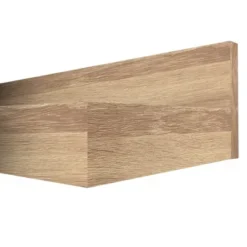 24" X 5" Decorative Shelf Wall Mounted With Front Edge White Oak - Inplace -Cheap Furniture Store GUEST 7c0c5d7d 6fb3 4b38 be5f e516e846d586