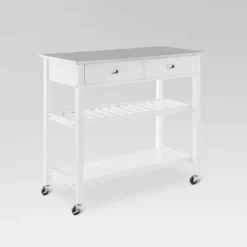 Chloe Stainless Steel Top Kitchen Island Cart - Crosley -Cheap Furniture Store GUEST 830f947e 15f6 452c b9e5 ca0007b3cc0c
