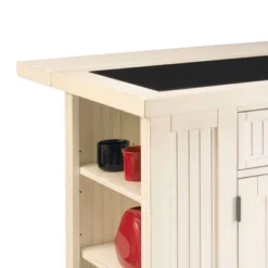 Nantucket Kitchen Island Off White - Homestyles -Cheap Furniture Store GUEST 86880961 bf6a 41c9 9711 db199fea14e8
