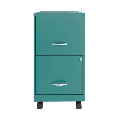 Space Solutions 18" Deep 2 Drawer Mobile Letter Width Vertical File Cabinet 12 Space Solutions 18" Deep 2 Drawer Mobile Letter Width Vertical File Cabinet - Image 12