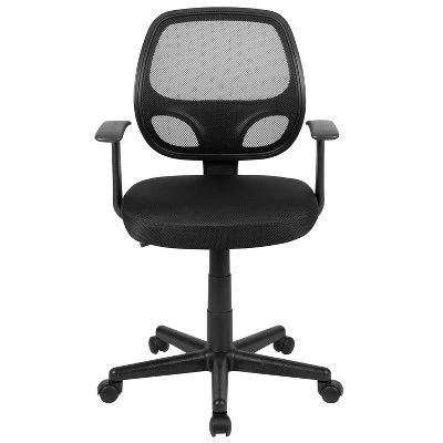 Emma And Oliver Mid-Back Mesh Swivel Ergonomic Task Office Chair - Arms 2 Emma And Oliver Mid-Back Mesh Swivel Ergonomic Task Office Chair - Arms - Image 2