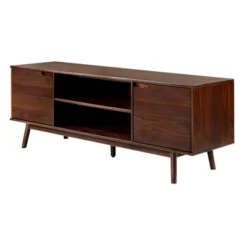 Solid Wood Mid-Century Modern TV Stand For TVs Up To 80" - Saracina Home -Cheap Furniture Store GUEST 8e79d6b8 8dd2 4a61 a818 5cca332ec6d2