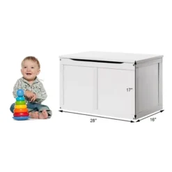 Costway Wooden Kids Toy Storage Box Sitting Top Chest Organizer Large Bin Boys & Girls 14 Costway Wooden Kids Toy Storage Box Sitting Top Chest Organizer Large Bin Boys & Girls -Cheap Furniture Store GUEST 92296758 eb92 4607 b1f5 13b7d173c241