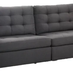 72" Earsom Sofa Gray Linen - Acme Furniture -Cheap Furniture Store GUEST 927079bf 6dc5 4454 9463 a60206c9134b