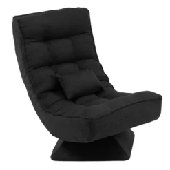 Costway 360° Swivel Floor Chair 5-Level Adjustable Lazy Chair W/ Massage Pillow GreyBlackBrown -Cheap Furniture Store GUEST 9a66d262 fcf8 491e a4f5 4cfabe262e71