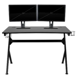 Emma And Oliver Gaming Bundle-Desk, Cup Holder/Headphone Hook & Reclining Chair -Cheap Furniture Store GUEST 9b4c92f9 7452 41d4 b648 5defd77b5f25