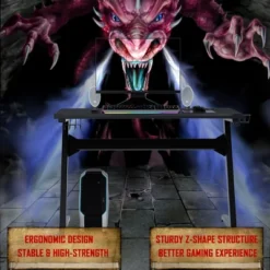 Costway Z-Shaped Racing Style Desk & Massage Gaming Chair Set For Home Office 17 Costway Z-Shaped Racing Style Desk & Massage Gaming Chair Set For Home Office -Cheap Furniture Store GUEST a0132521 be6b 4db6 864d 208950020f61