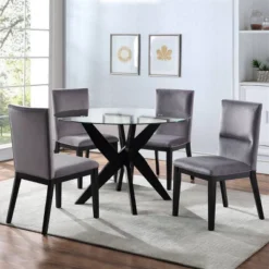 Amalie Round Dining Table Black - Steve Silver Co. 9 Amalie Round Dining Table Black - Steve Silver Co. -Cheap Furniture Store GUEST a04846d8 f1f4 4d53 b88c 3c290ed322fa