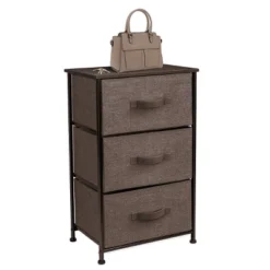 Sorbus Nightstand With Drawers For Home Bedroom And More Brown