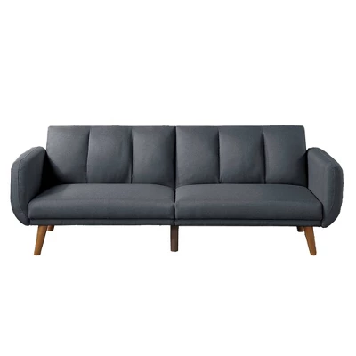 Adjustable Upholstered Sofa With Track Armrests And Angled Legs - Benzara 5 Adjustable Upholstered Sofa With Track Armrests And Angled Legs - Benzara - Image 5