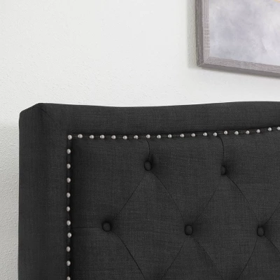 Melania Tufted Upholstered Bed - Abbyson Living 3 Melania Tufted Upholstered Bed - Abbyson Living - Image 3