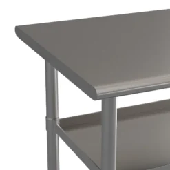 Emma And Oliver NSF Certified Stainless Steel 18 Gauge Work Table With 2 Undershelves -Cheap Furniture Store GUEST adf691d9 8882 4364 9aa8 fa4afe2c7b82