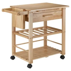 Finland Kitchen Cart Wood/Natural - Winsome 7 Finland Kitchen Cart Wood/Natural - Winsome -Cheap Furniture Store GUEST b053f04c 71e4 426e a910 c3d71c955472